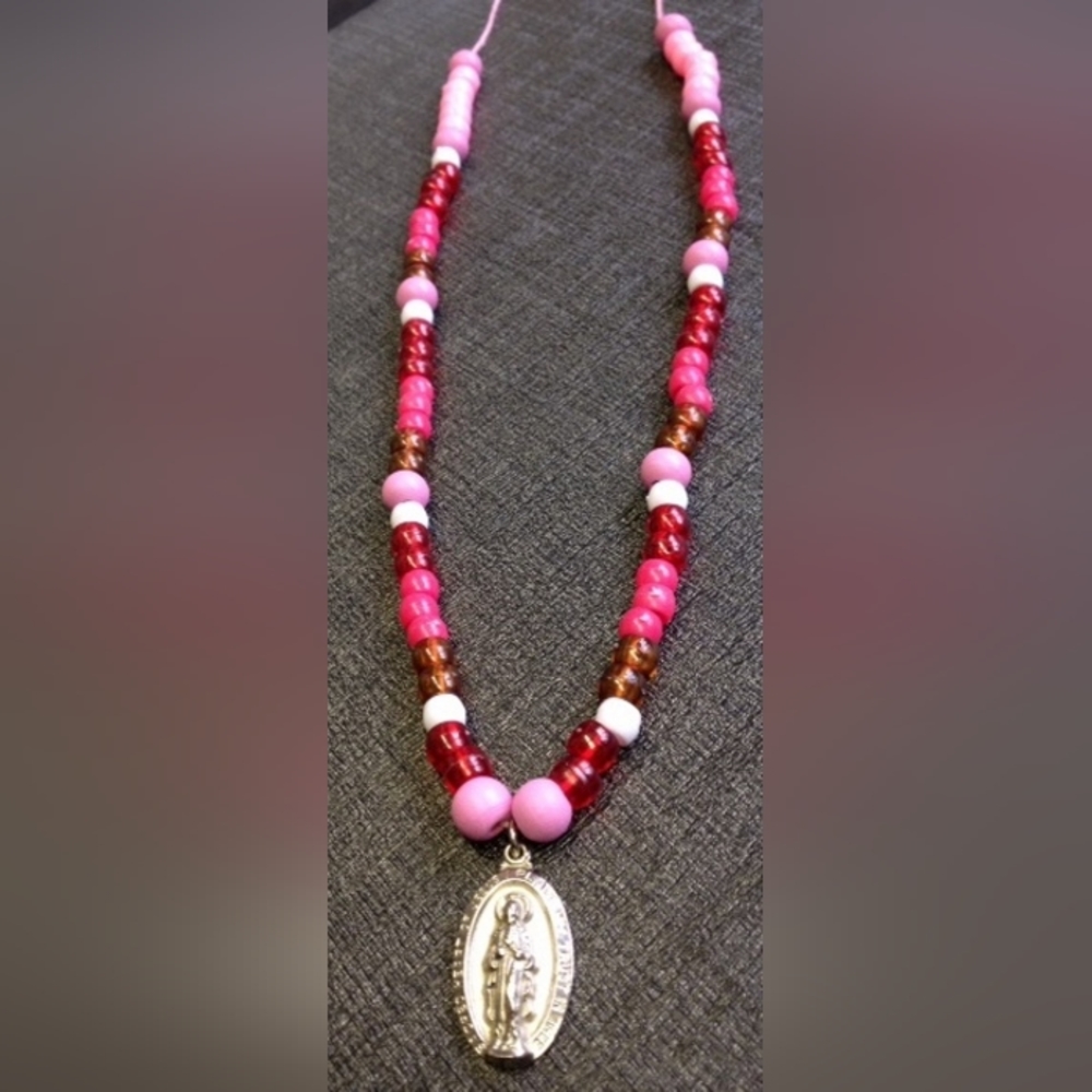Sacred Heart Bead Necklace